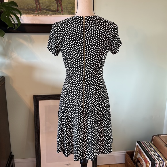 Kate Spade Polka Dot A-line Mini Dress with Pockets Size 4 - Picture 5 of 9